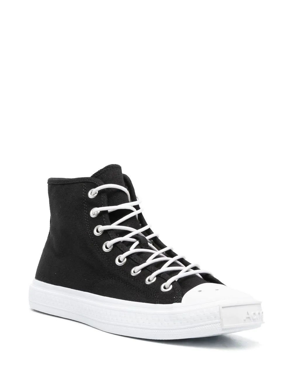 Acne Studios Contrasting Toe-Cap High-Top Sneakers