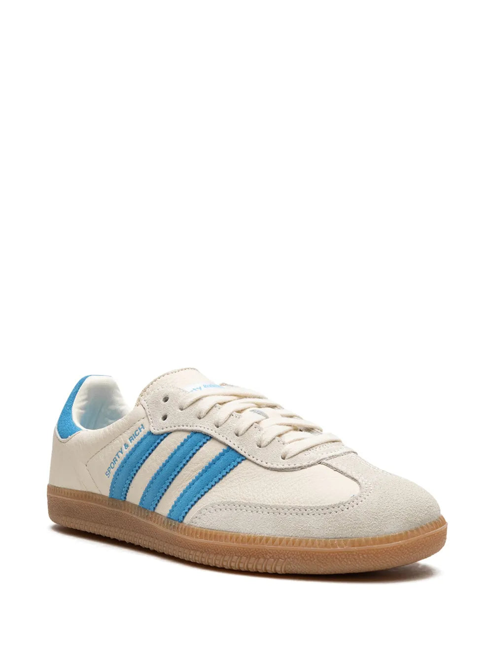 adidas X Sporty And Rich Samba Cream Blue Sneakers