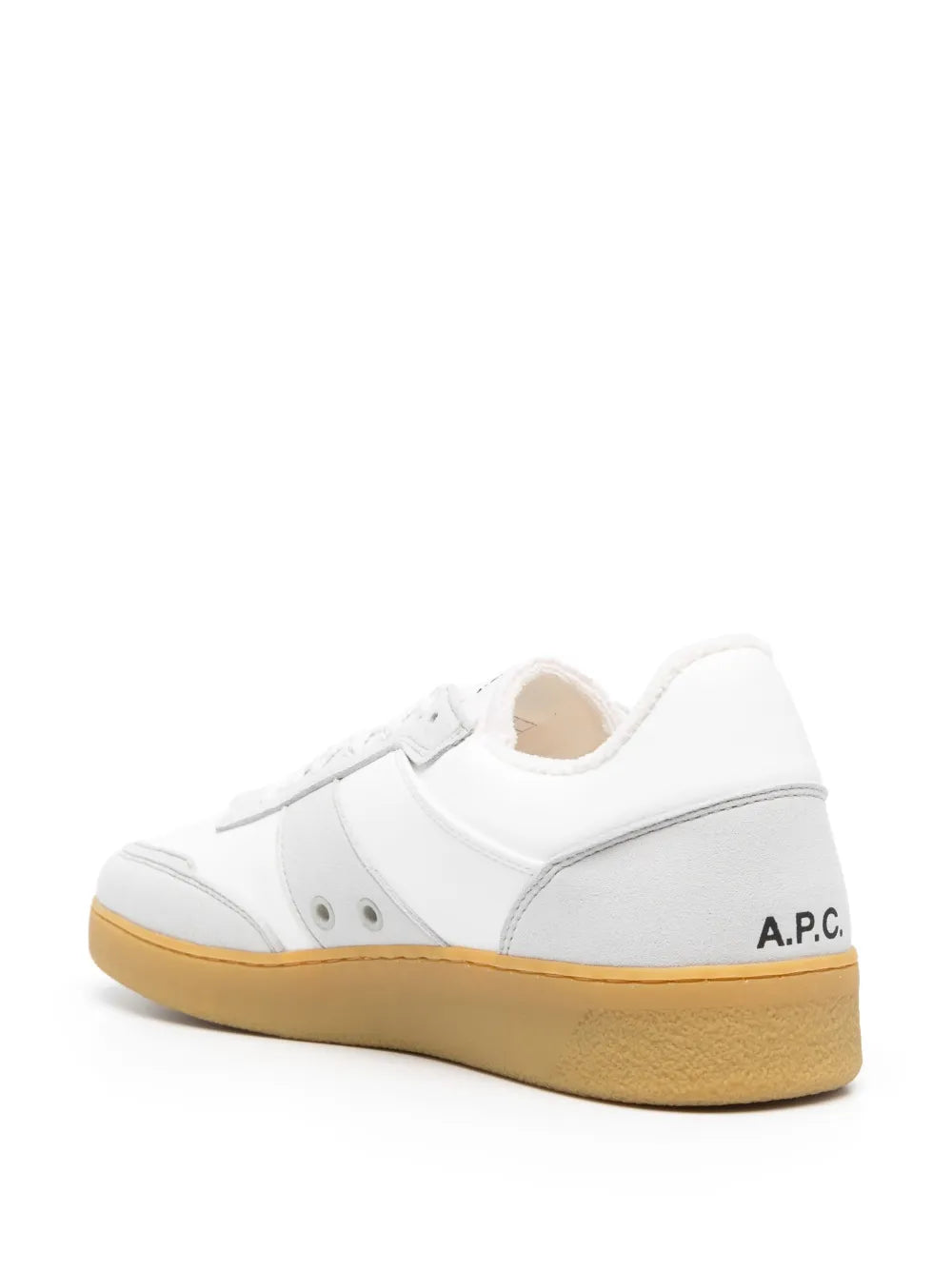 A.P.C. Logo-Print Lace-Up Sneakers