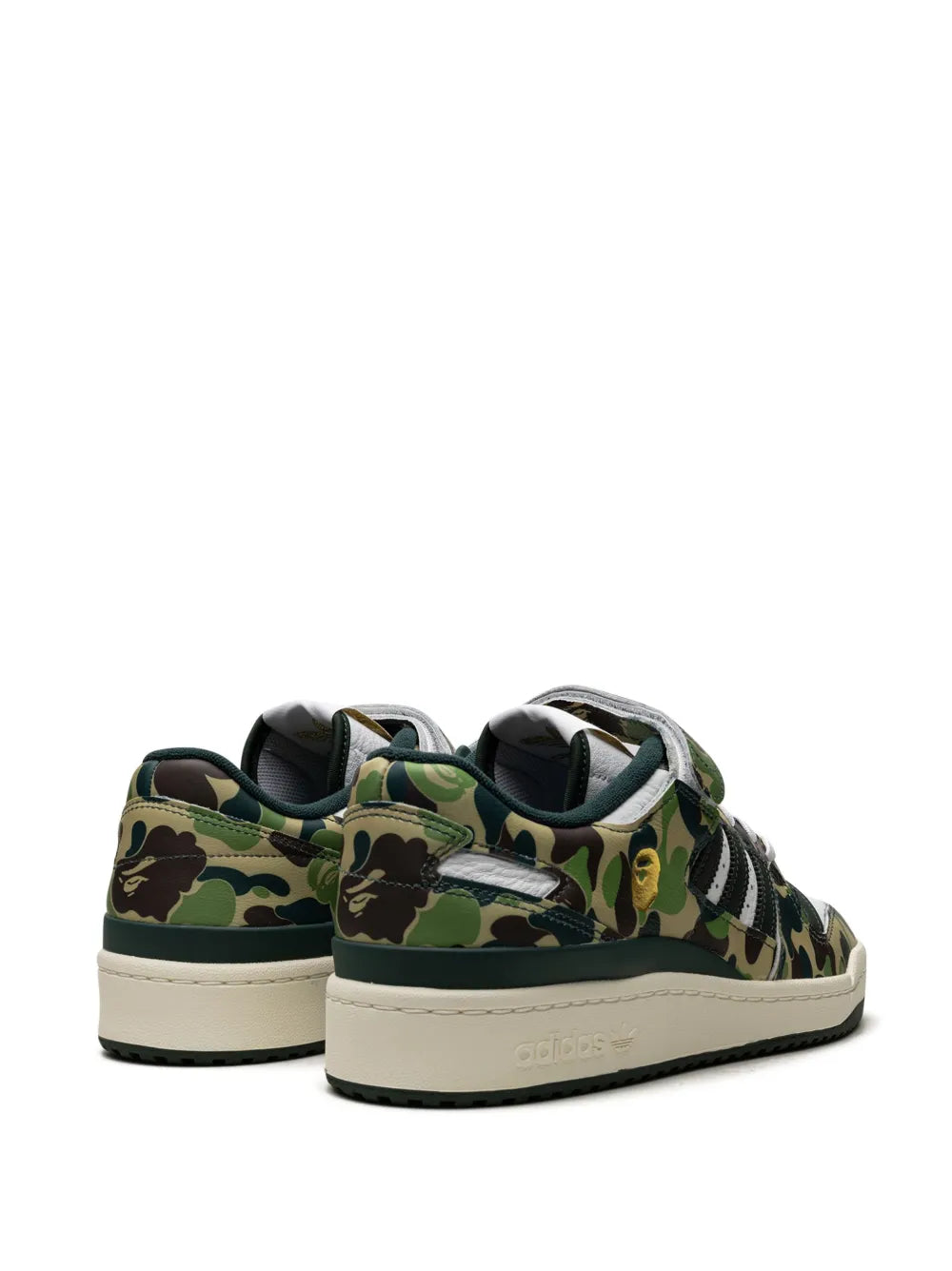 adidas X Bape Forum 84 Low 30Th Anniversary Green Camo Sneakers