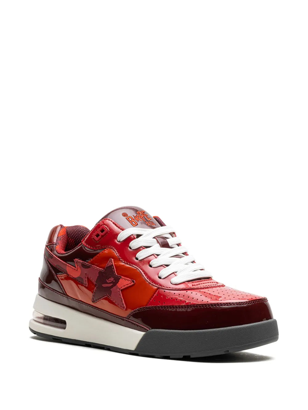 A Bathing Ape?Roadsta #1 Red Sneakers