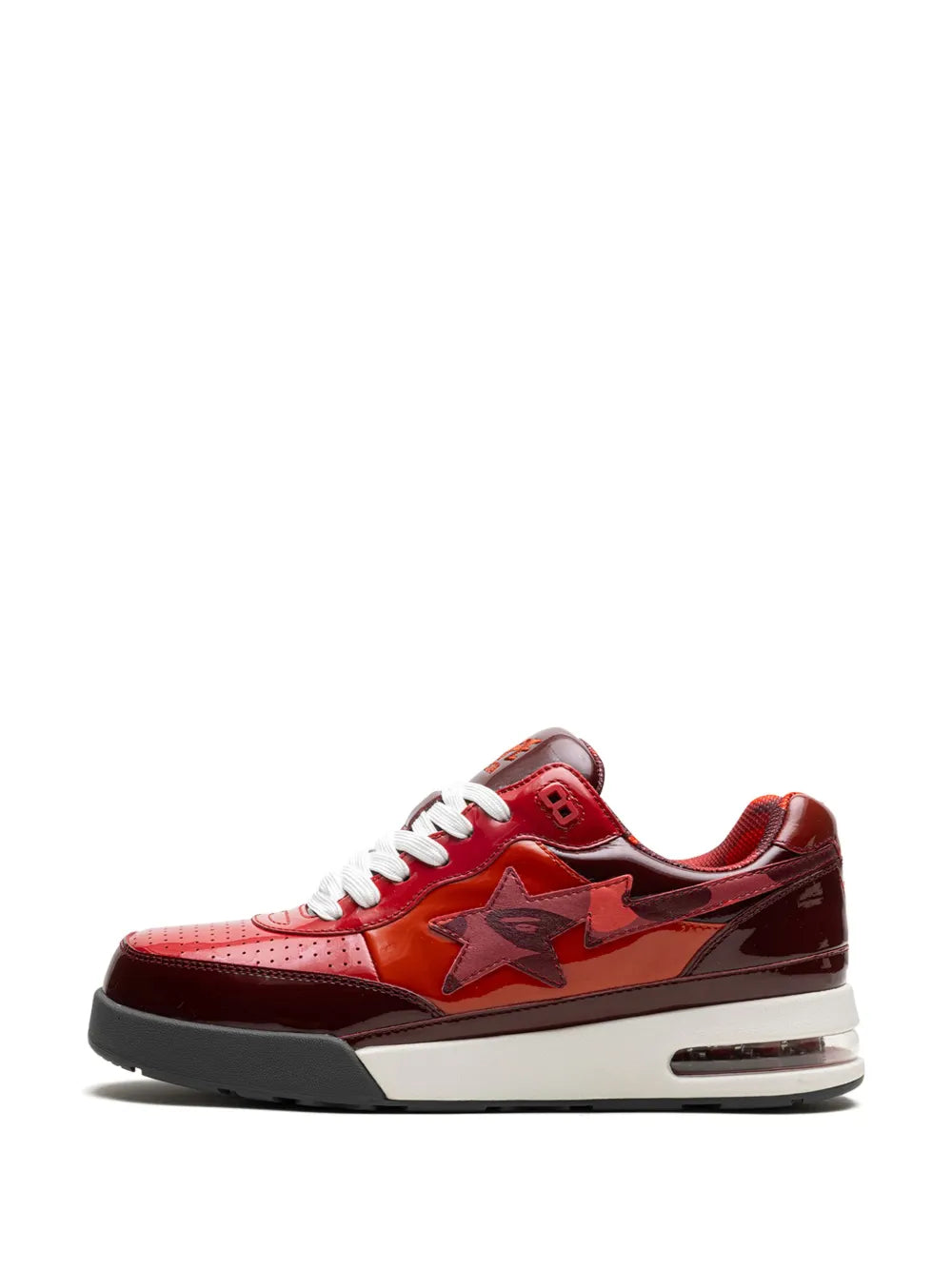 A Bathing Ape?Roadsta #1 Red Sneakers
