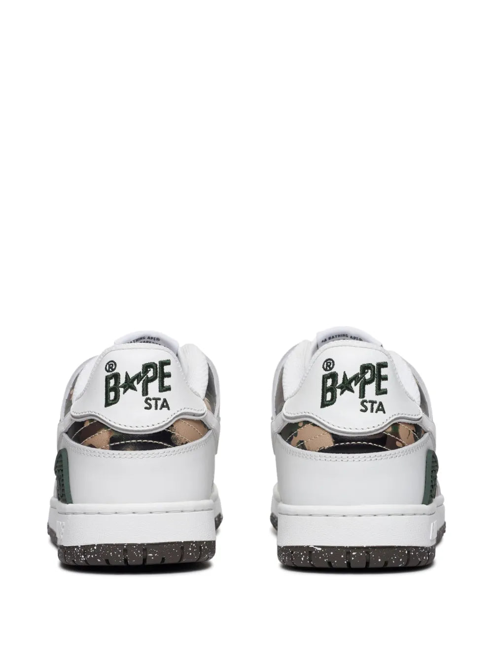 A Bathing Ape?Sk8 Sta #2 Camouflage-Panel Sneakers