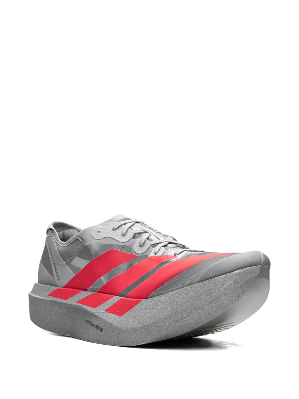adidas Adizero Adios Pro Evo 2 Silver Metallic/Lucid Red/Grey Two Sneakers