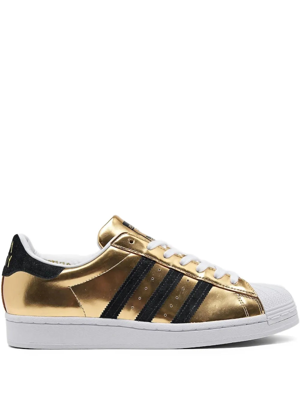 adidas Superstar 50Th Anniversary Liquid Gold Sneakers